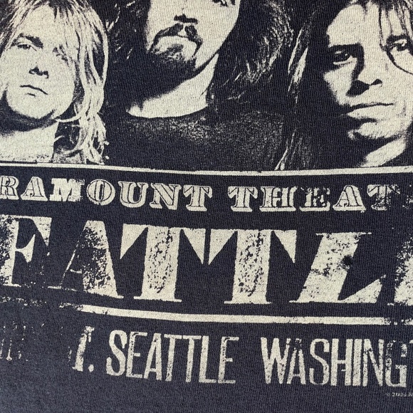 Nirvana Paramount Theatre Halloween 1991 Graphic Tee – Reprint / Bootleg Style - Picture 6 of 11